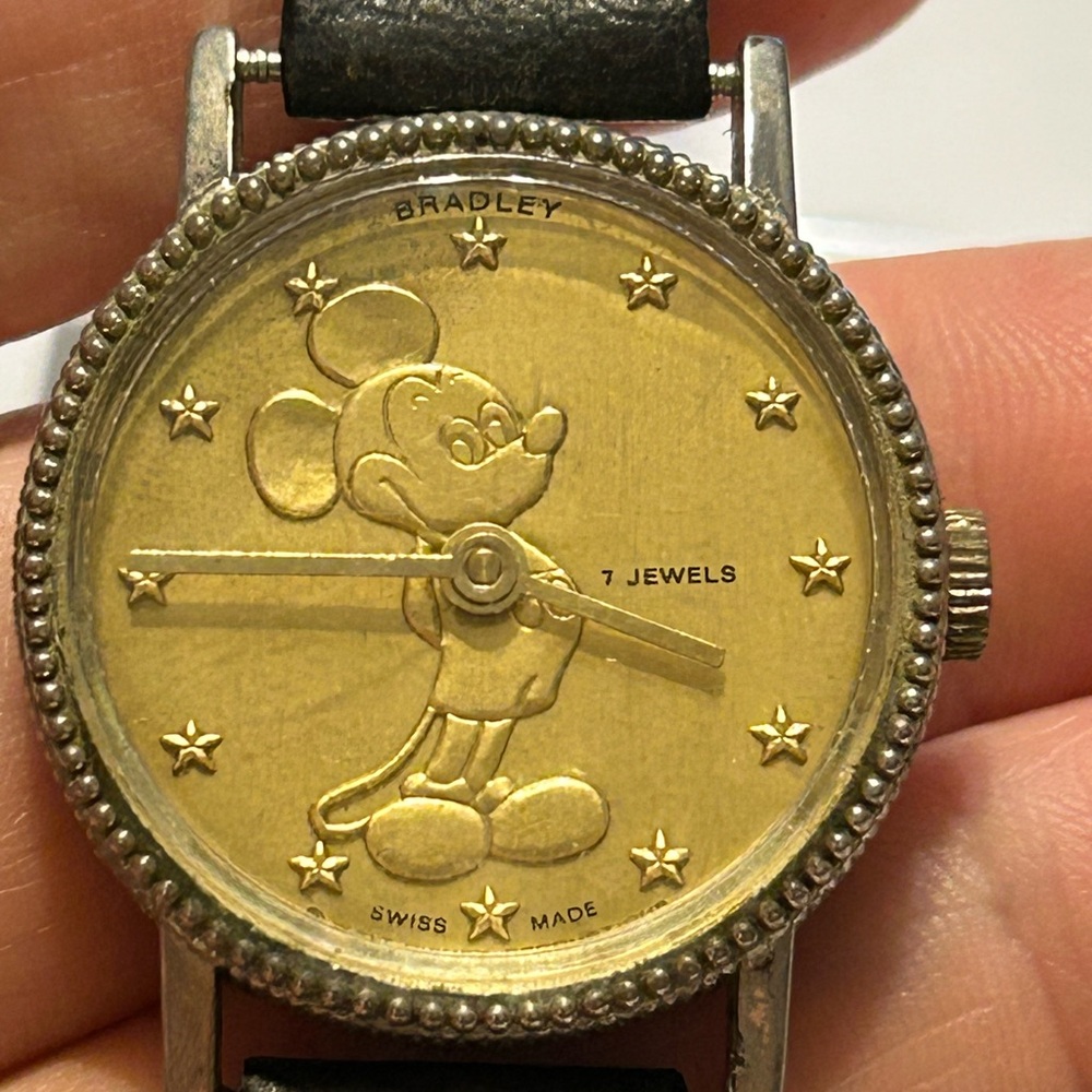 Gold Mickey Mouse Watch